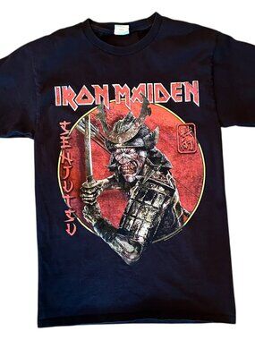 Iron Maiden Senjutsu Double Sided Graphic Band Tee S